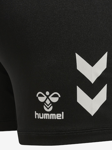 Hummel Skinny Spodnie sportowe w kolorze czarny