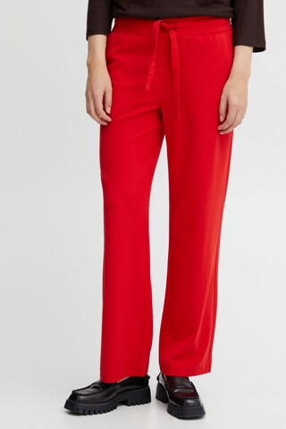 b.young Regular Trousers in Red
