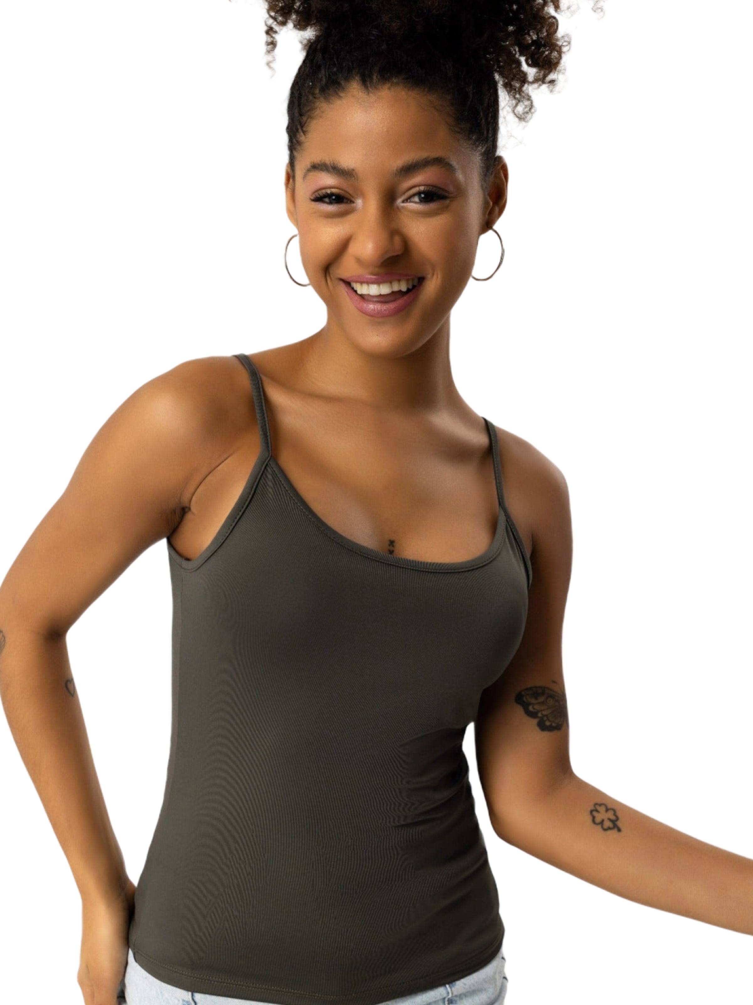 No Matter What Top in Grün