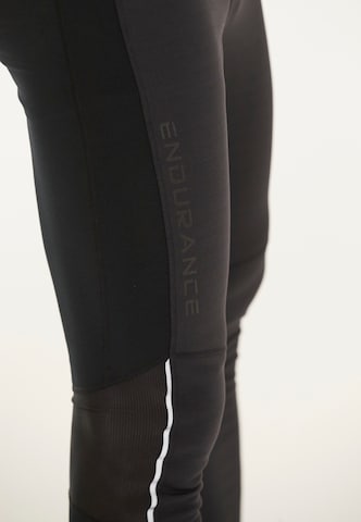 ENDURANCE Skinny Sporthose 'Tranny' in Schwarz