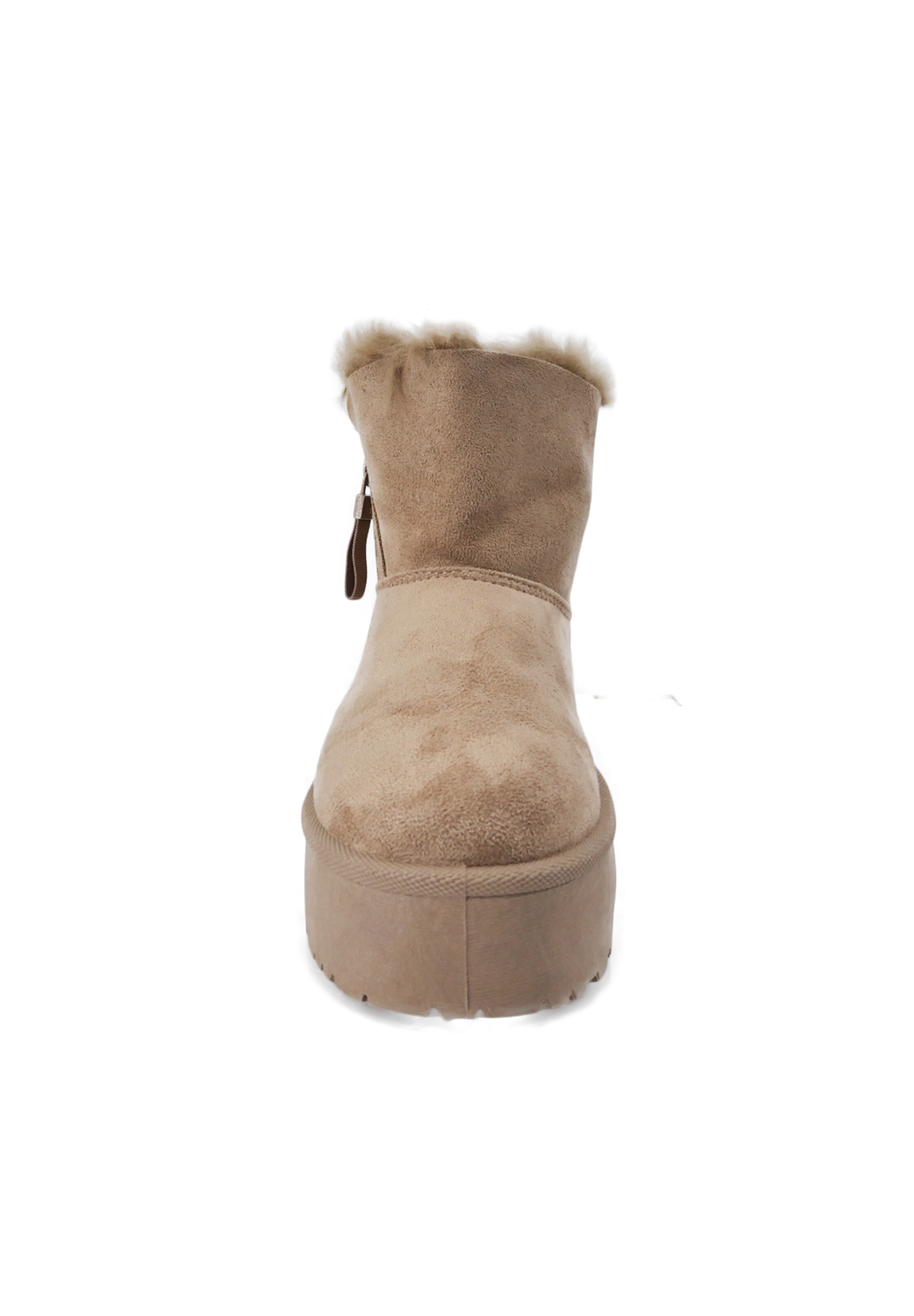 Elara Boots in Beige