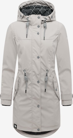Cappotto funzionale 'L60042' di Peak Time in grigio: frontale