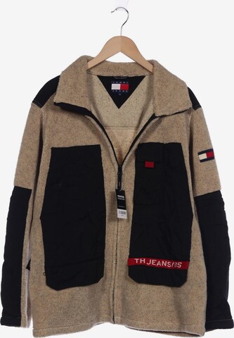 Tommy Jeans Jacke L in Beige: predná strana