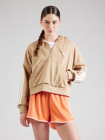 ADIDAS SPORTSWEAR Sport sweatshirt 'Essentials' i beige: framsida