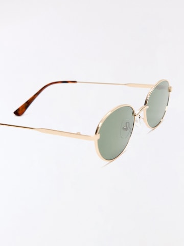 Bershka Sunglasses in Gold
