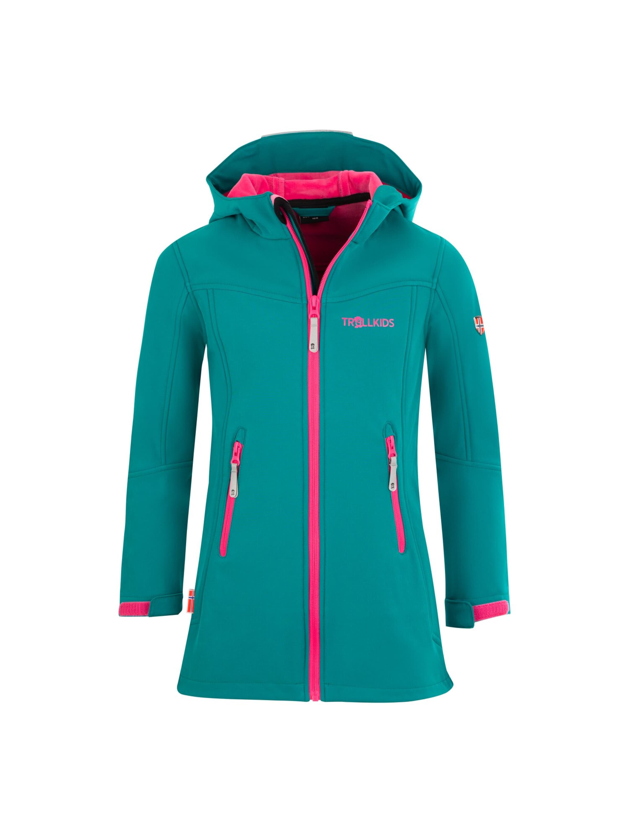 TROLLKIDS Winter Jacket in Blue: front