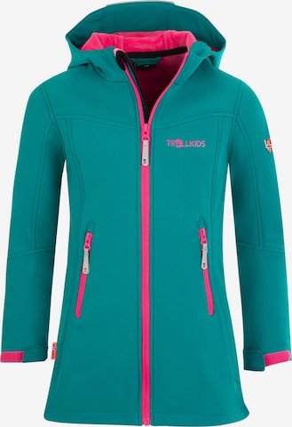 TROLLKIDS Winter Jacket in Blue: front