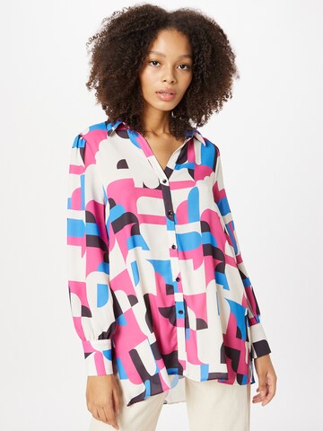 Wallis Bluse in Mischfarben: Vorderseite