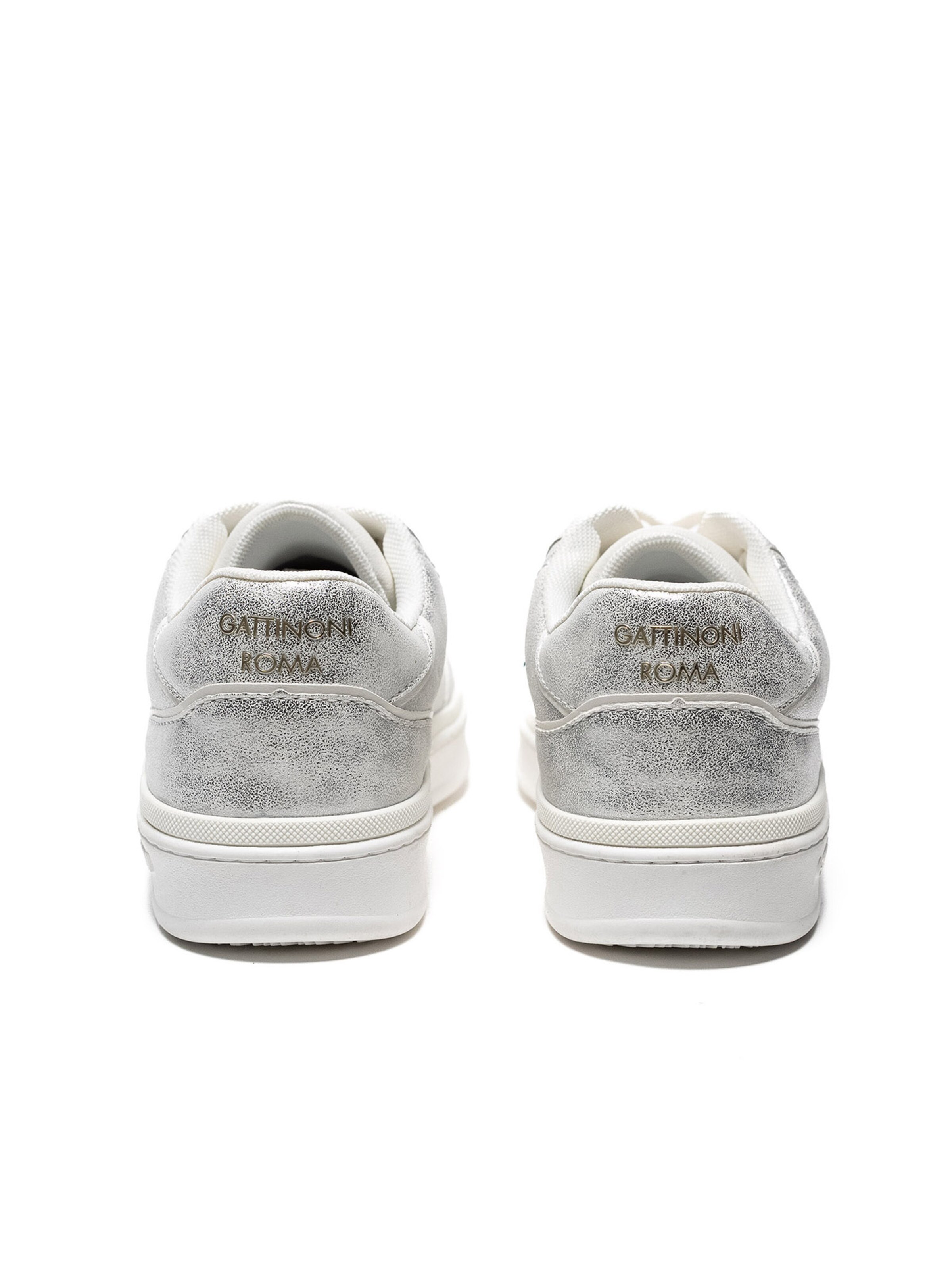 Gattinoni Platform trainers in Silver