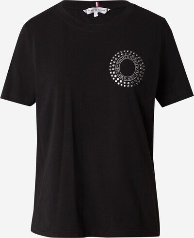 TOMMY HILFIGER T-shirt 'BLING' i svart / silver, Produktvy