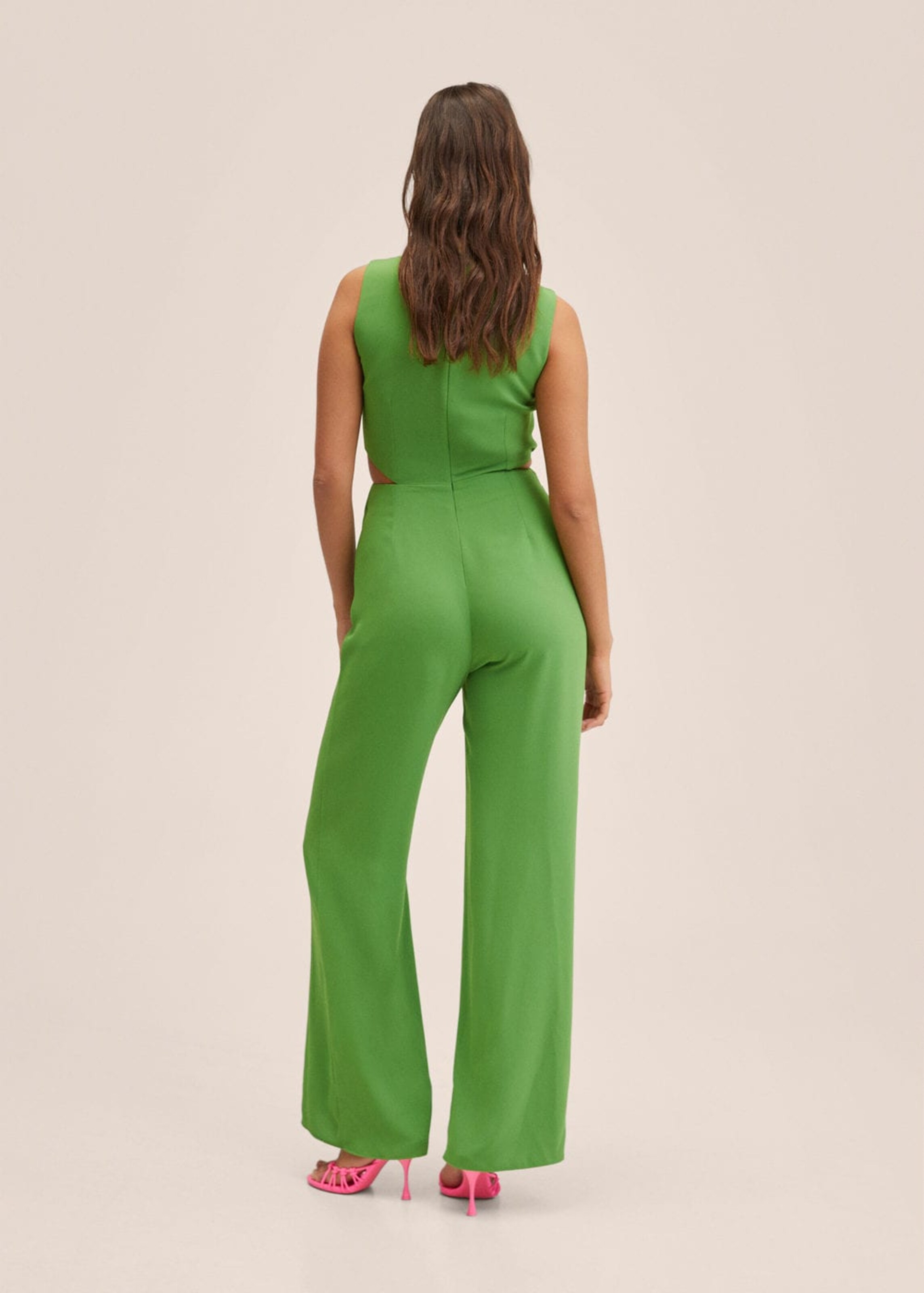 Frauen Jumpsuits MANGO Jumpsuit 'Almond' in Grün - PX09108 Frauen Jumpsuits MANGO Jumpsuit 'Almond' in Grün - PX09108