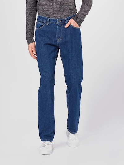 Urban Classics Jeans i blå denim, På modell