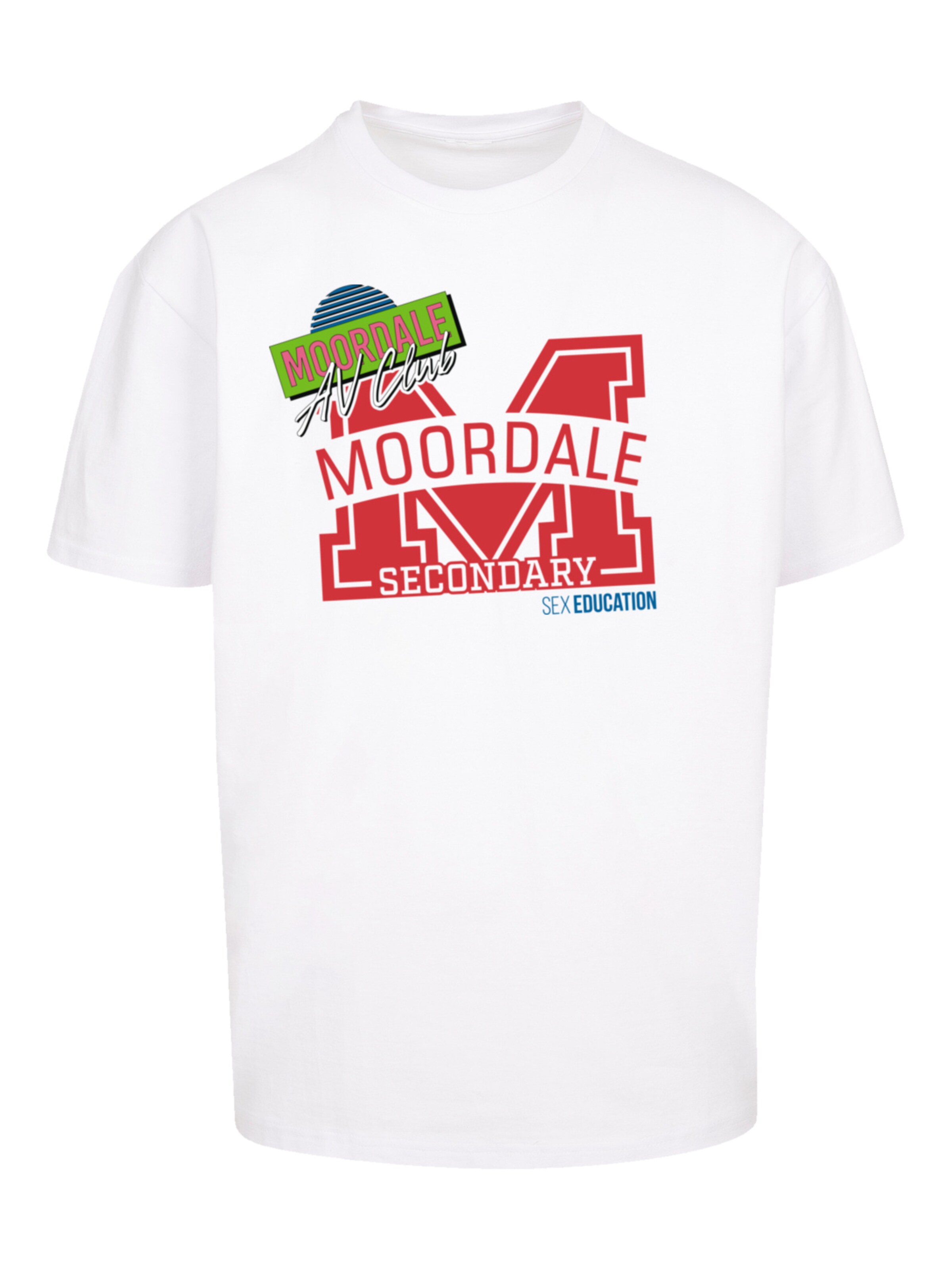 F4NT4STIC Shirt in Wit: voorkant