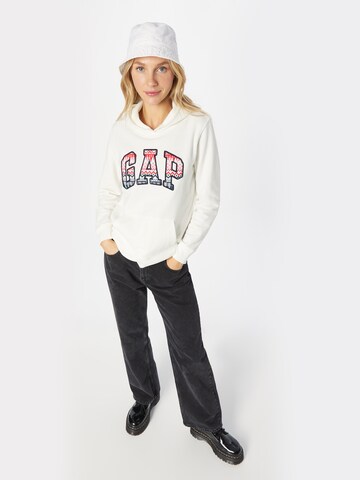 GAP Свитшот 'NOVELTY FILL' в Белый