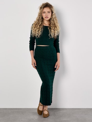 Pull-over ' ' Apricot en vert