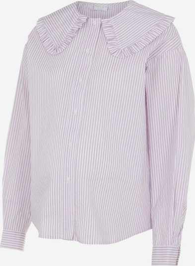 MAMALICIOUS Blouse in de kleur Sering / Wit, Productweergave