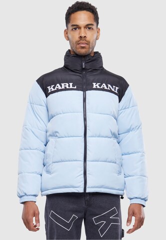 Veste d’hiver Karl Kani en bleu : devant