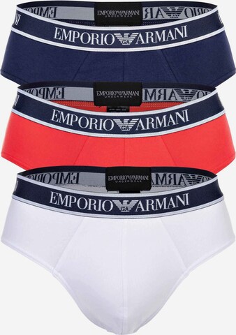 Slip Emporio Armani en bleu : devant