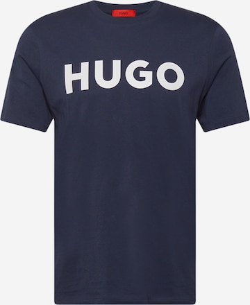 HUGO Shirt in Blauw: voorkant