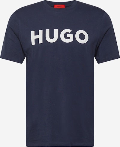 HUGO Red Μπλουζάκι 'Dulivio' σε σκούρο μπλε / λευκό, Άποψη προϊόντος