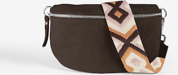 lePelou Gürteltasche 'ONDA medium' in Braun: Vorderseite