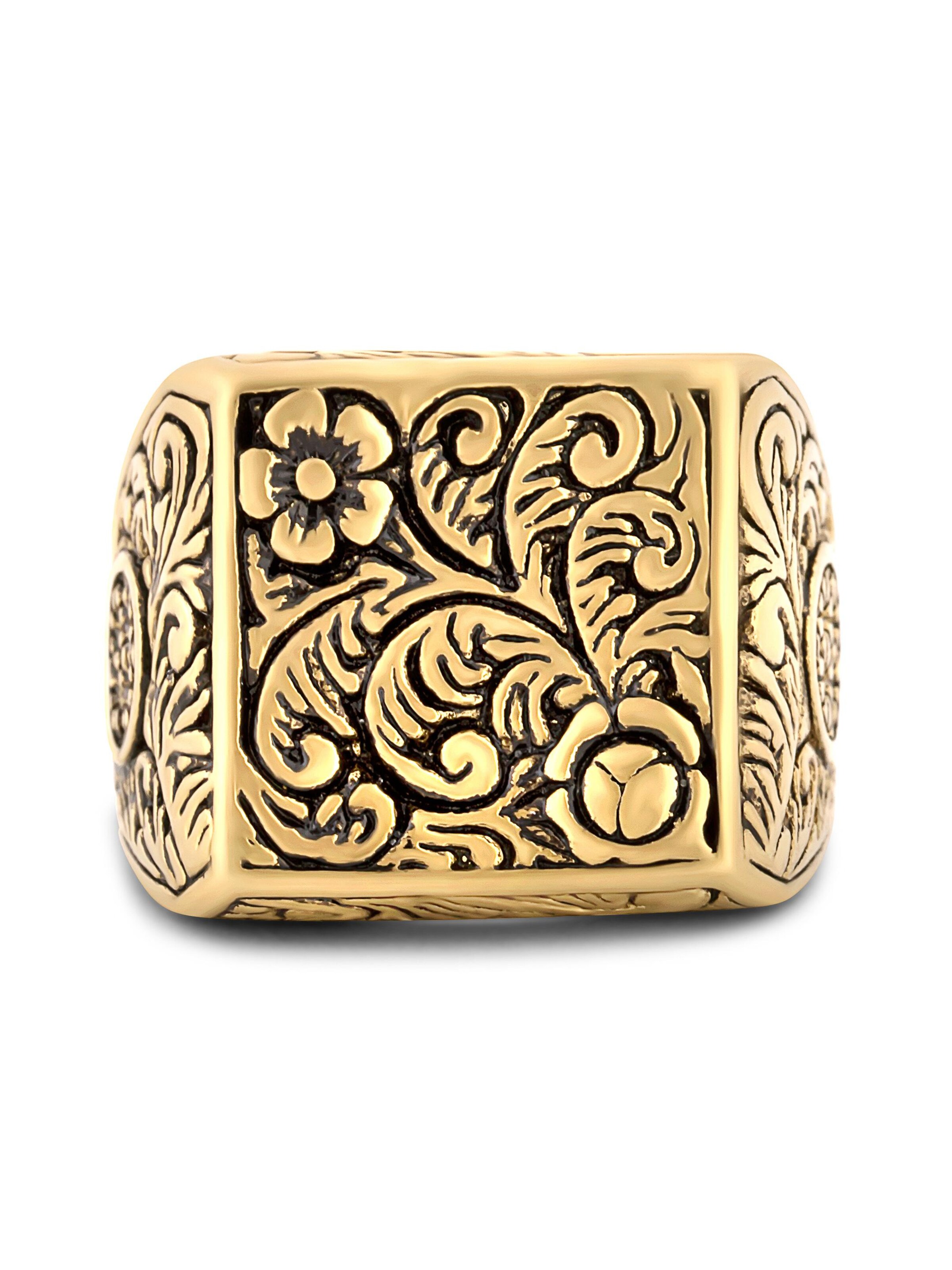 Akitsune Ring 'Floral'‌‌‌‌‌ in Gold