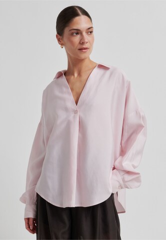 SECOND FEMALE Blouse 'Timeline' in Lila: voorkant