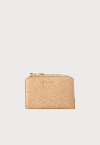 Coccinelle Wallet 'METALLIC' in Beige: front