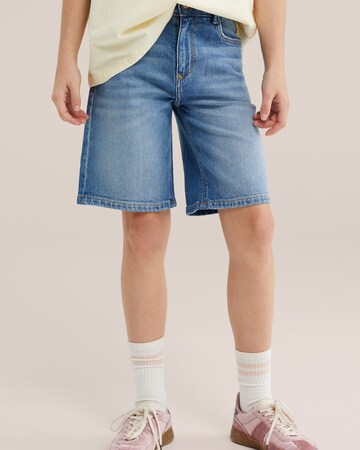 WE Fashion Широка кройка Дънки в синьо: отпред