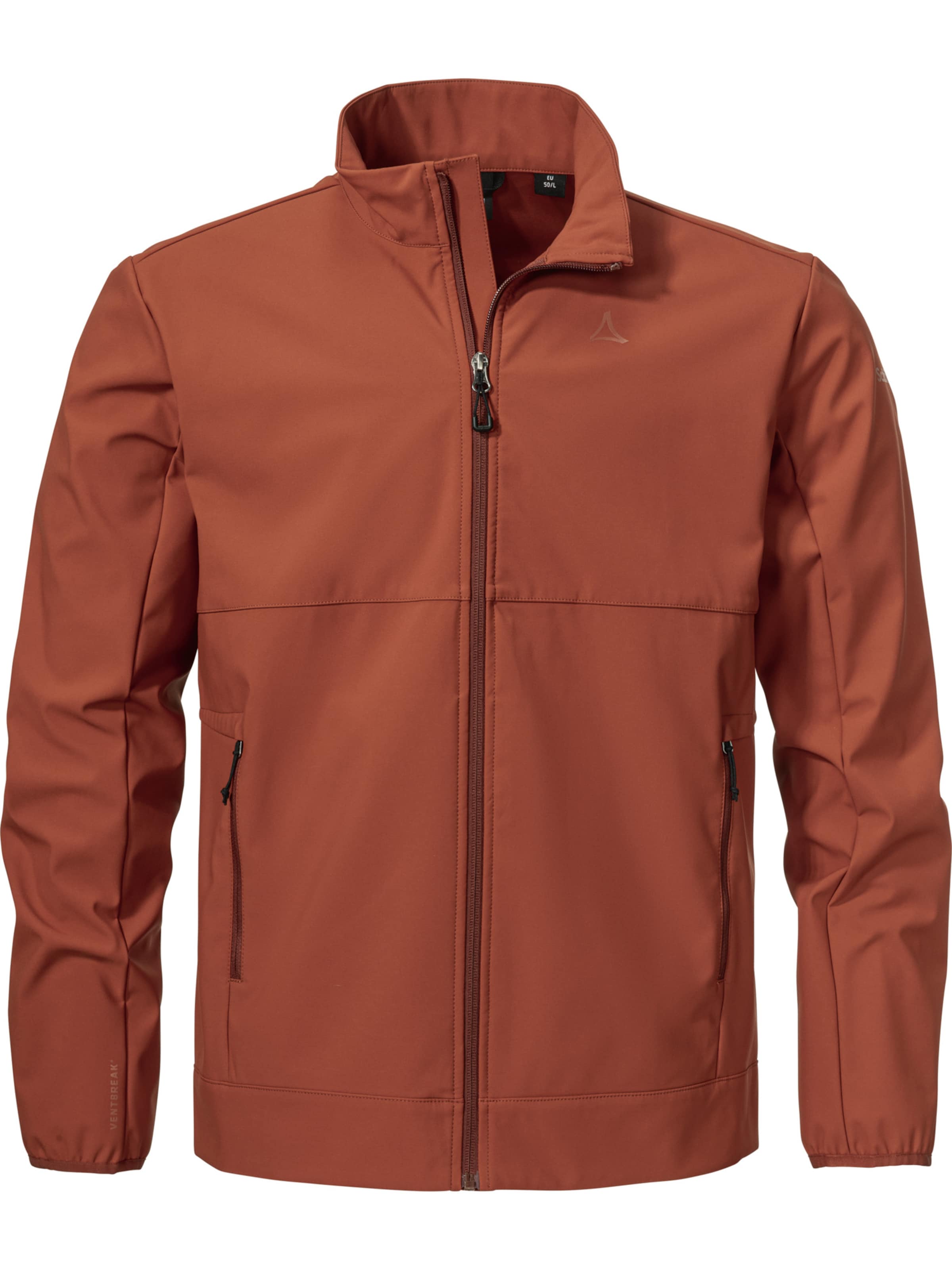 Veste outdoor Schöffel en rouge : devant