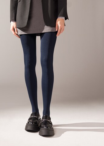 CALZEDONIA Strumpfhose 'THERMO' in Blau