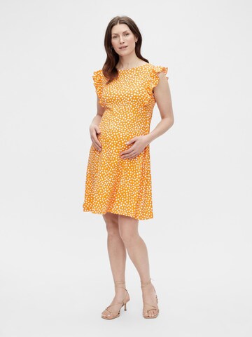 MAMALICIOUS Kleid in Orange