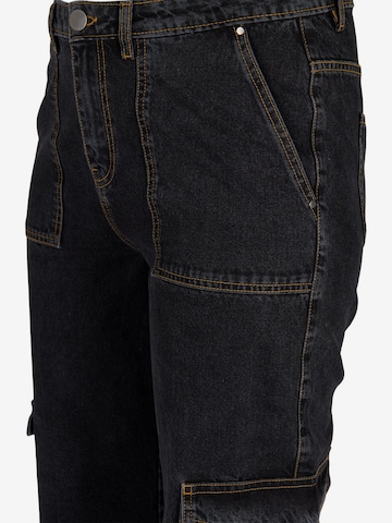 Zizzi Bootcut Jeans i sort