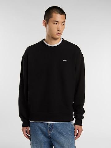 Bluză de molton 'Clancy' de la DICKIES pe negru: față