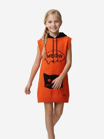 Hilal Akinci Kids Dress in Orange