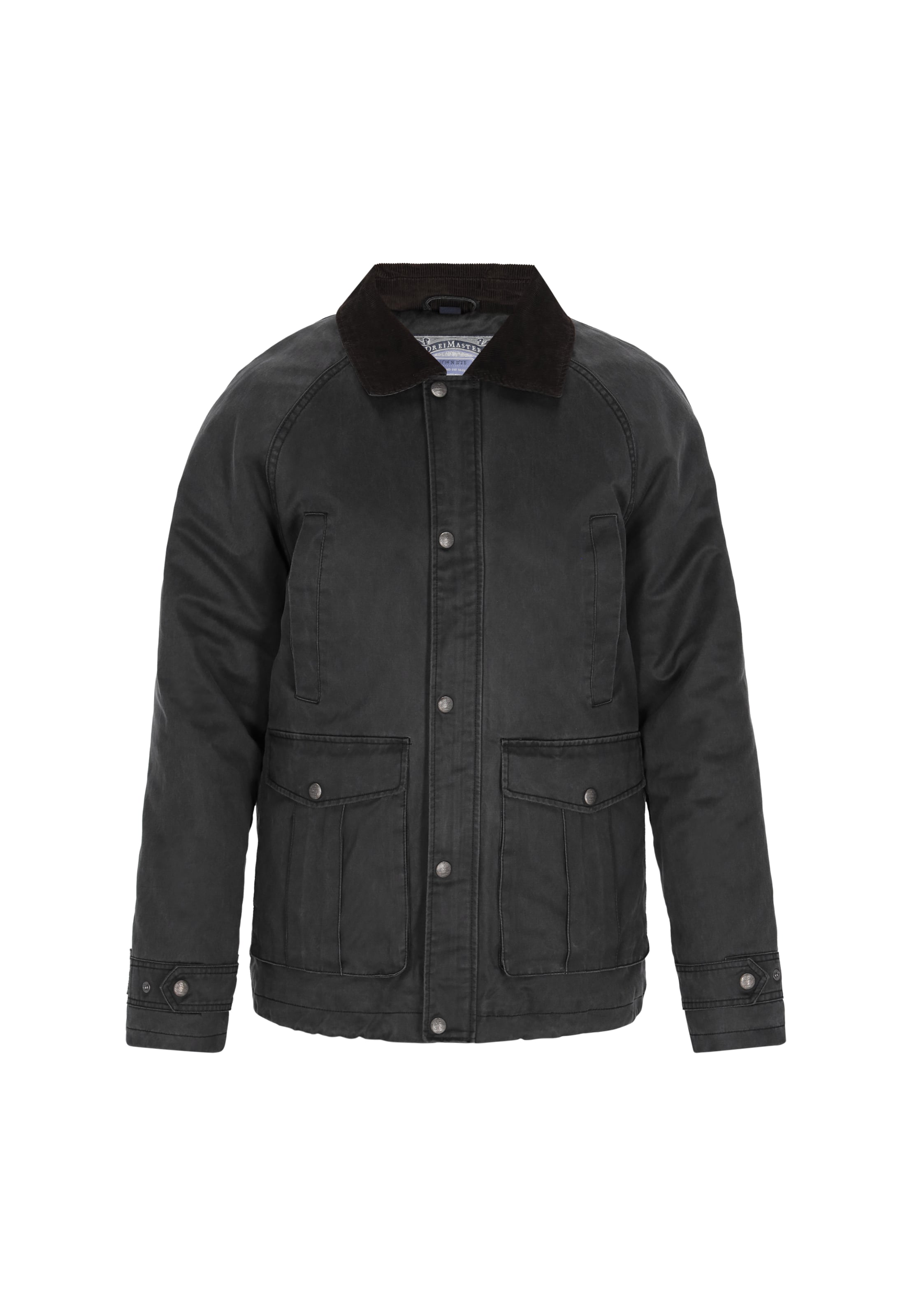 DreiMaster Vintage Átmeneti dzseki - fekete: elől