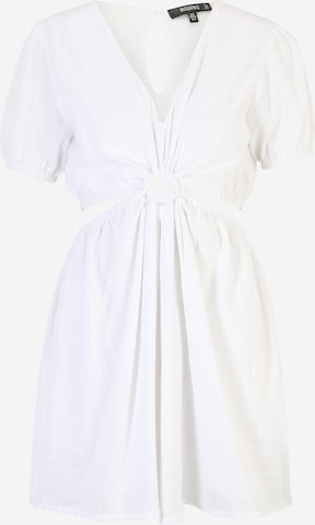 Missguided Dress in White: front