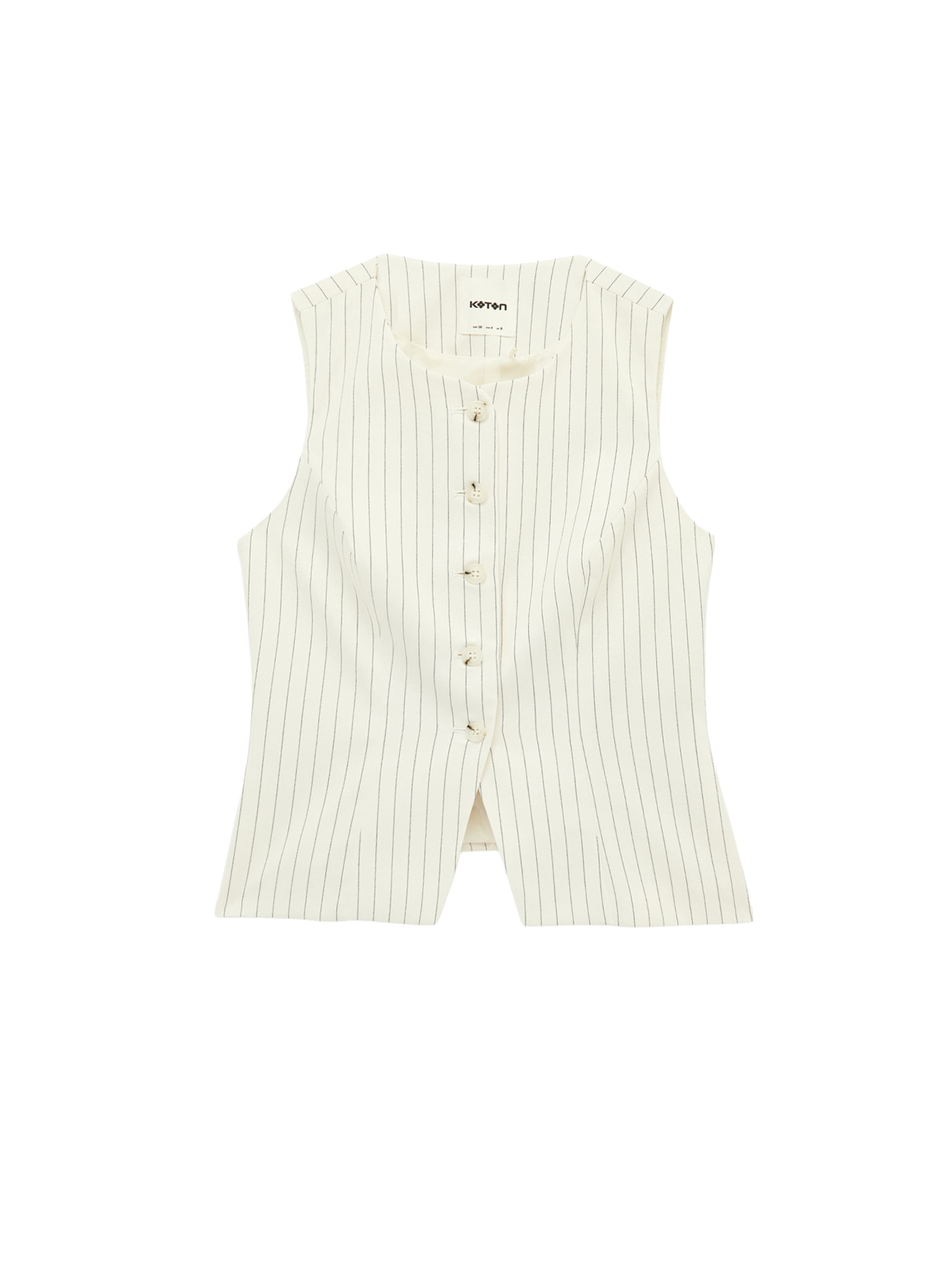 Koton Bodywarmer in Wit: voorkant