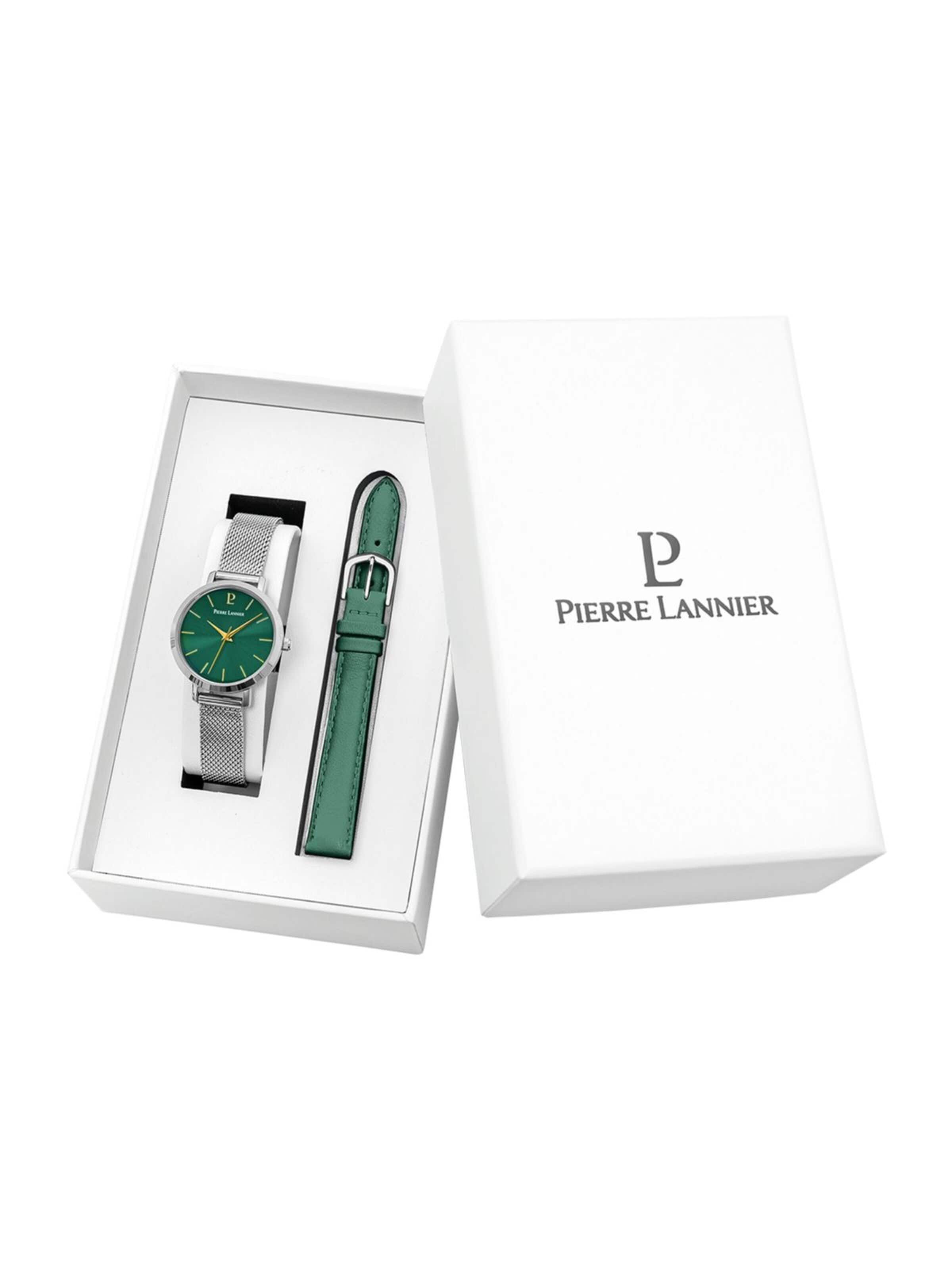 Montre à affichage analogique 'Pierre Lannier - Watch Chouquette - Quartz watch movement - Watch case width: 30 mm' Pierre Lannier en vert : devant