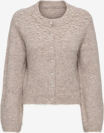 ONLY Knit cardigan 'ONLMiggie' in Brown: front