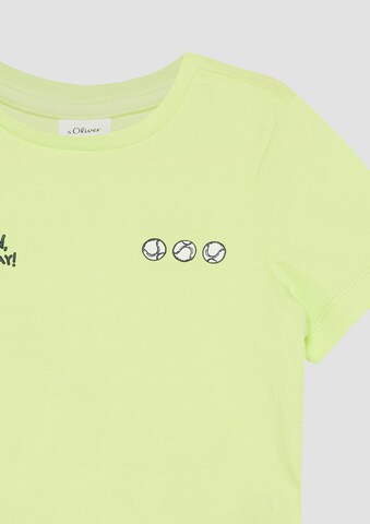 T-Shirt s.Oliver en jaune