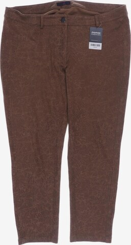 Emilia Lay Pants in XXXL in Brown: front