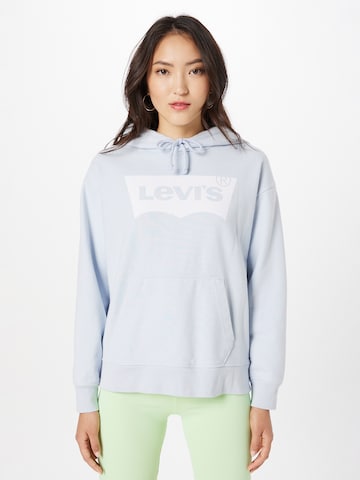 LEVI'S ® Tréning póló 'Graphic Standard Hoodie' - kék: elől