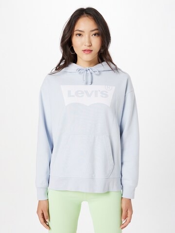 LEVI'S ® Mikina 'Graphic Standard Hoodie' – modrá: přední strana