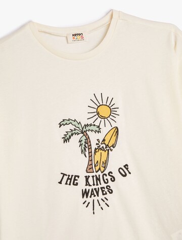 Koton T-Shirt in Beige