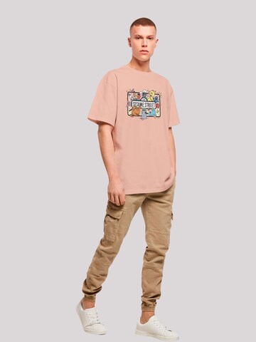 T-Shirt 'Sesamstraße Sesame Team' F4NT4STIC en beige