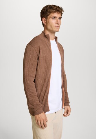 Kronstadt Gebreid vest 'Erik' in Bruin