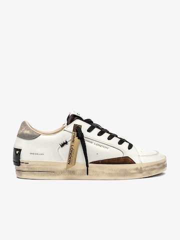Sneaker bassa 'Sk8 Deluxe' di Crime London in bianco