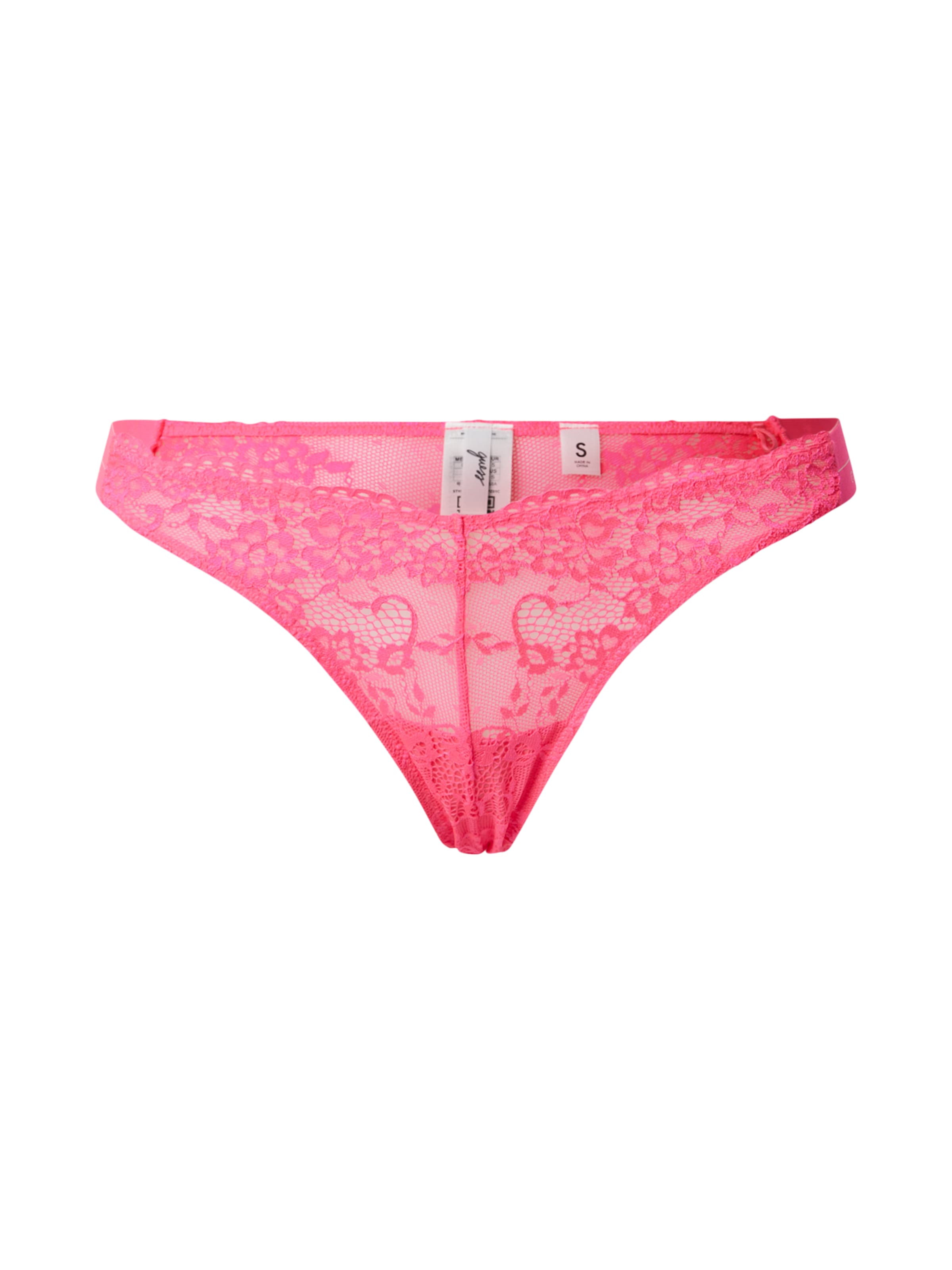 GUESS String 'JANE' en rose, Vue avec produit