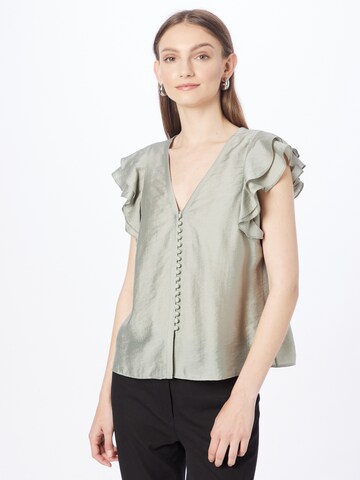 Club Monaco - Blusa en verde: frente